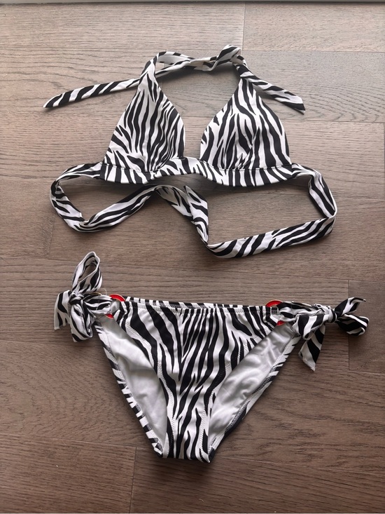 Victoria's Secret Other - Victoria's Secret Black and White Zebra Bikini Set